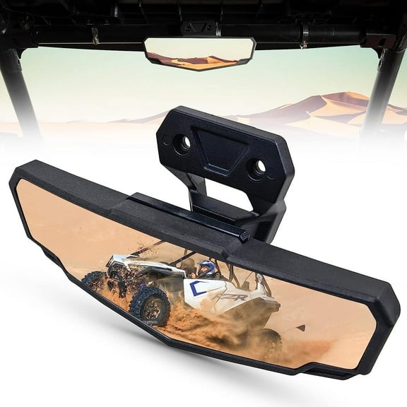 A & UTV PRO Center Convex Rearview Mirror for Polaris RZR