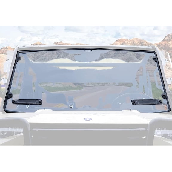A & UTV PRO Clear Tough Front Full Windshield for 2017-2023 Polaris Ranger XP 1000