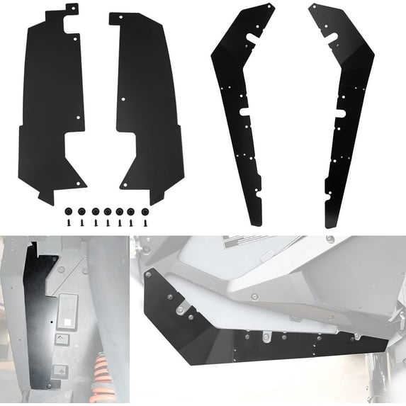 A & UTV PRO Lower Door Valance & Rear Wheel Well Block Offs for Polaris RZR PRO XP 2020-2023