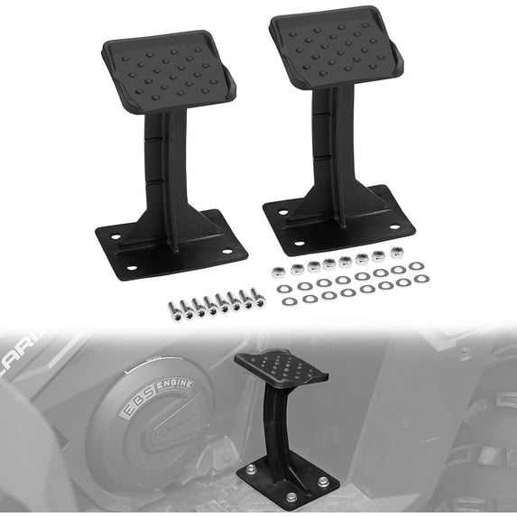 A & UTV PRO Rear Lounger Foot Pegs Pedal for Polaris Sportsman