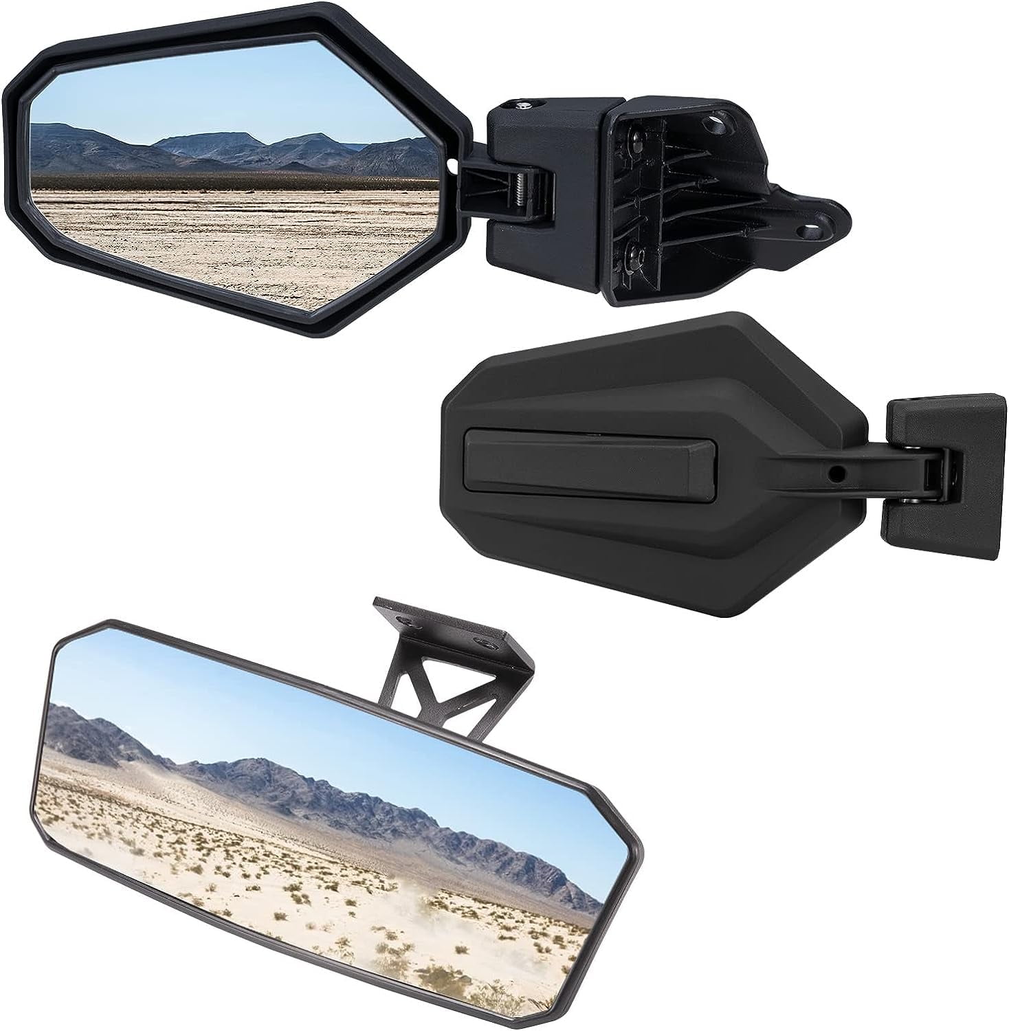 A & UTV PRO Rear View Mirror & Side Mirrors for 2018-2023 Can-Am Maverick Trail Sport