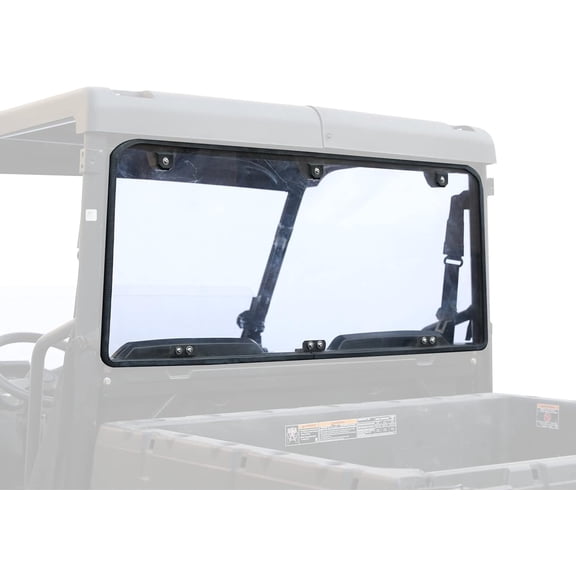 A & UTV PRO Rear Windshield for 2015-2023 Polaris Ranger Midsize 570 500 Crew / 2022-2023 SP 570 Accessories Back Window
