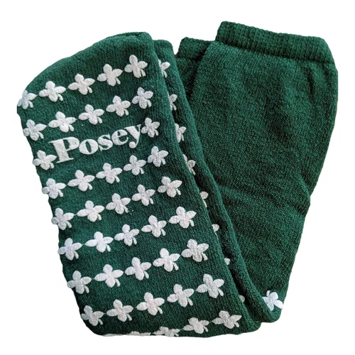CUTYMART A Unisex Slipper Socks Up to Adult Size 13 Green 1 Pair