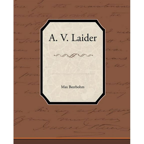A V Laider, (Paperback)