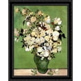 thumbnail image 1 of A Vase of Roses 28x34 Large Black Ornate Wood Framed Canvas Art by Vincent van Gogh, 1 of 2