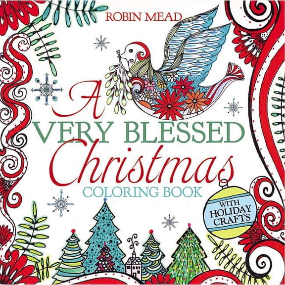 A Very Blessed Christmas Coloring Book (Paperback)