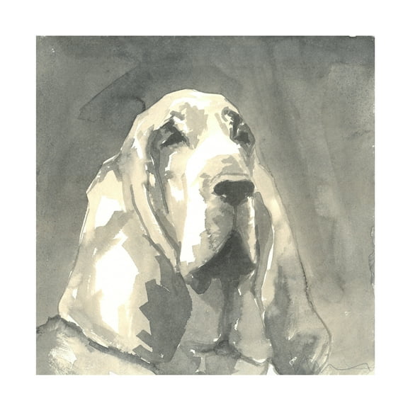 A Very Modern Dog 'Sepia Modern Dog II' Canvas Art