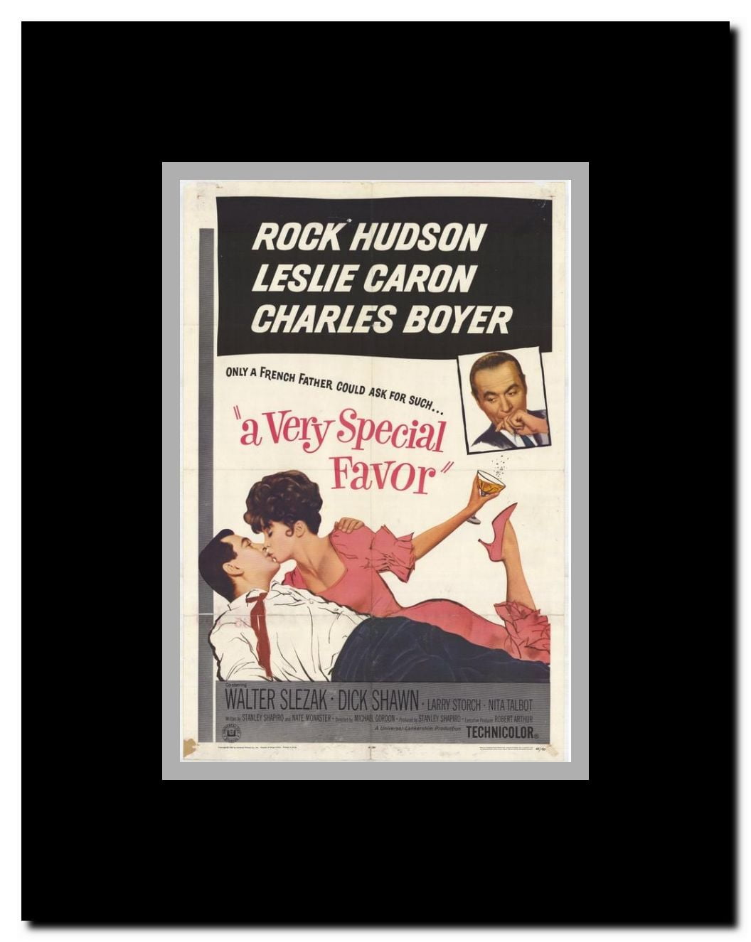 A Very Special Favor Framed Movie Poster