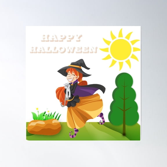 A Very Witch Way Poster Wall Art, Modern Wall Decor For Living Room Bedroom, 12x18 UNFRAMED