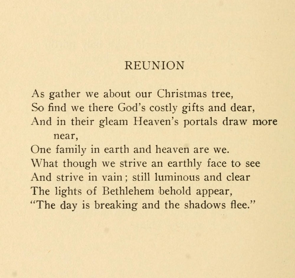A Vicars Poems 1915 Reunion Canvas Art - George Hill Bottome (18 x 24)