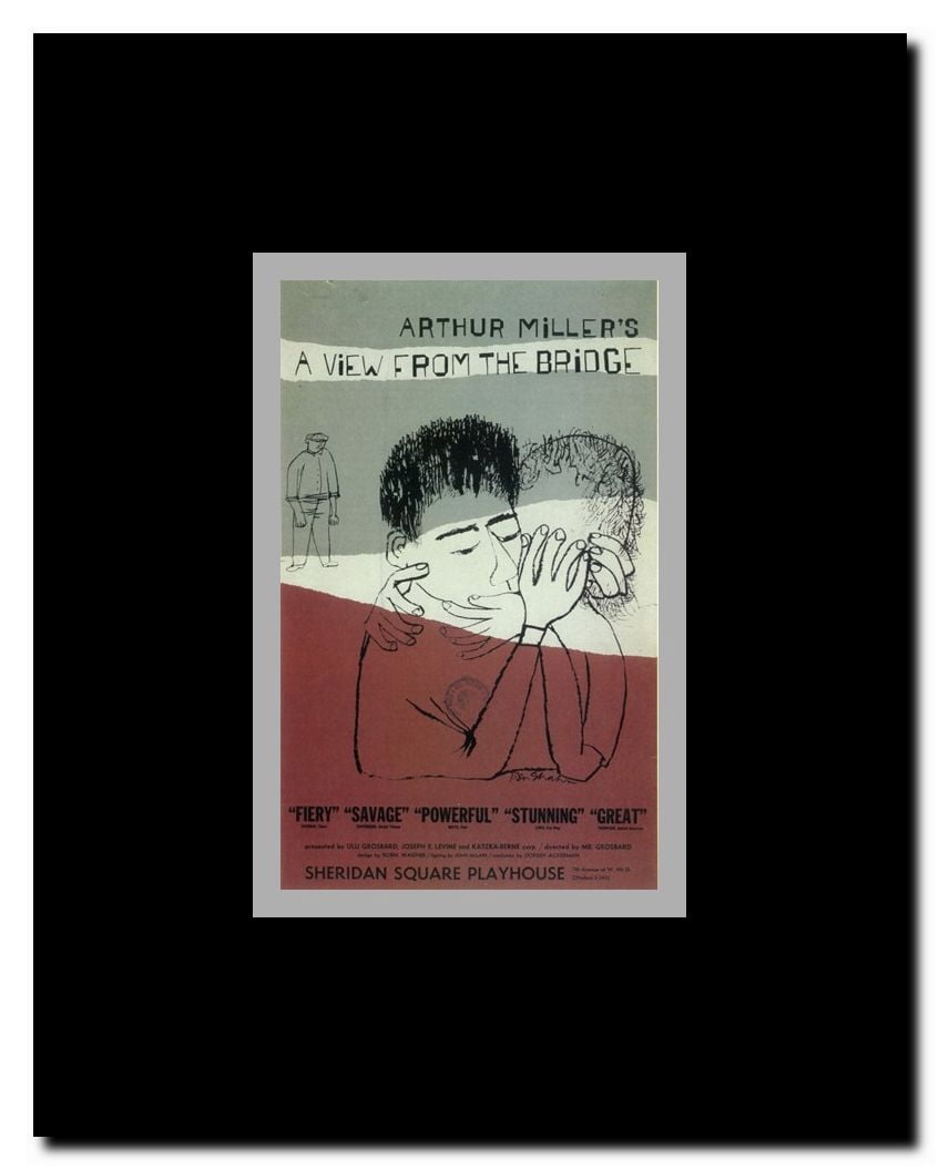 A View From The Bridge (Broadway) Framed Movie Poster