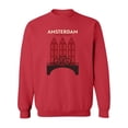 thumbnail image 1 of A View Of Amsterdam Sweatshirt Men -Image by Shutterstock, Male 4X-Large, 1 of 4