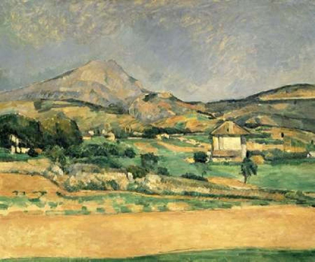 A View Over Mont St Victoire Canvas Art - Paul Cezanne (20 x 24)