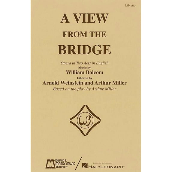 A View from the Bridge : Opera in Two Acts in English (Paperback)
