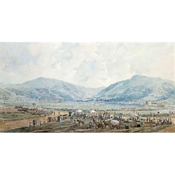 A View of Happy Valley Race Course Hong Kong Poster Print by Marciano Baptista - 12 x 18 - Small