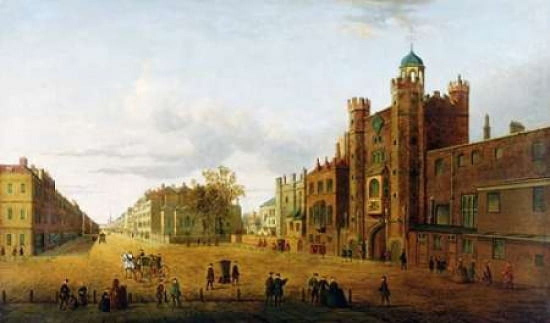 A View of St Jamess Palace Canvas Art - John Paul (12 x 18)