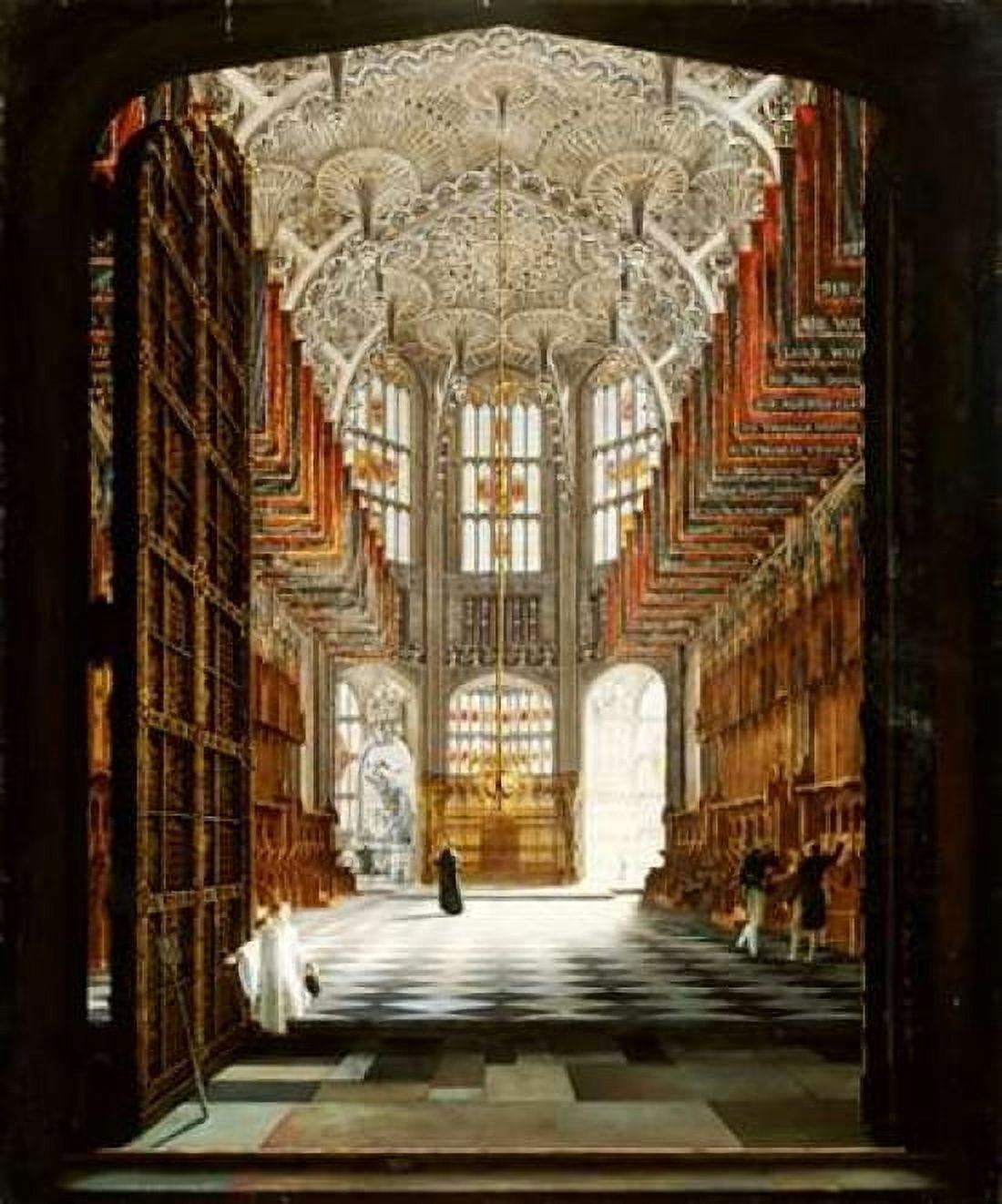 A View of The Interior of Henry VIIs Chapel Westminster Abbey Canvas Art - John Harwood (20 x 24)
