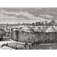 thumbnail image 1 of A Village In Central Africa During The 19Th Century. From The Book Africa Pintoresca Published 1888. Print, 1 of 3