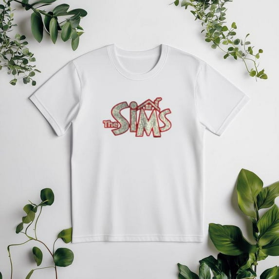 A Vintage Distressed The Sims Video Game Logo for All Gamers Now T-Shirt Unisex, for men & women, up to size 5XL