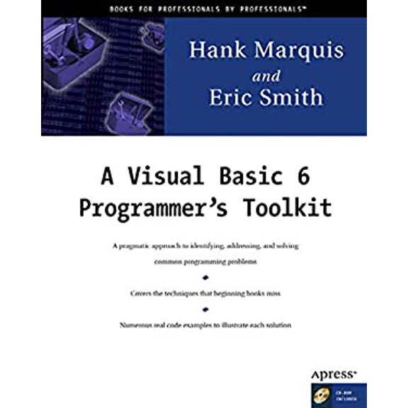 Pre-Owned A Visual Basic 6 Programmer's Toolkit (Paperback) by Hank Marquis, Eric Smith