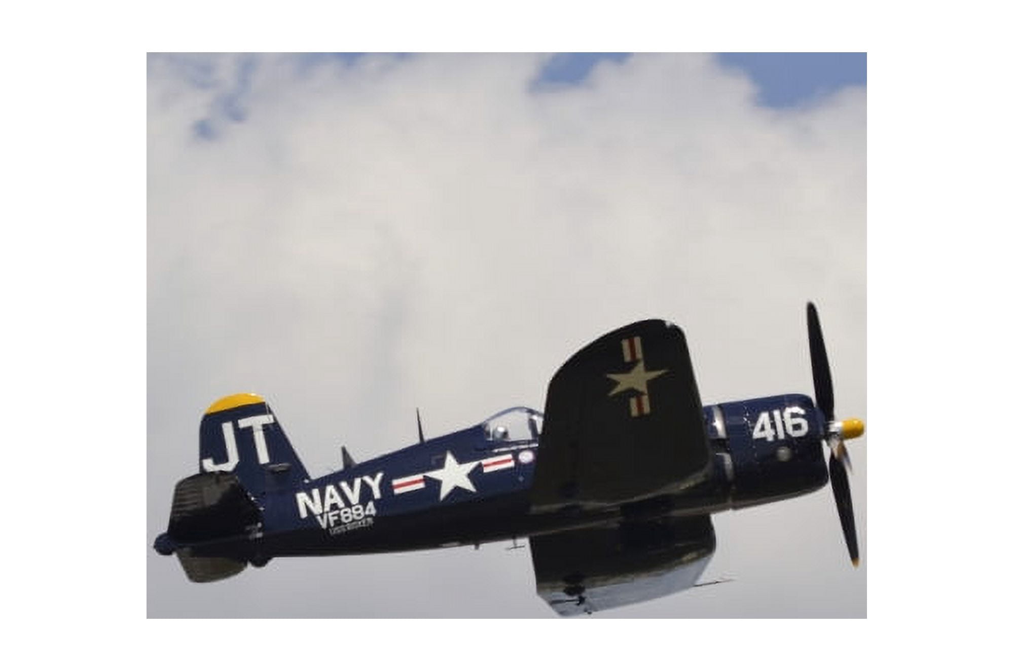 A Vought F4U Corsair Canvas Art - Stocktrek Images (35 x 23)