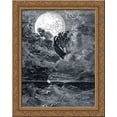 thumbnail image 1 of A Voyage to the Moon 24x20 Gold Ornate Wood Framed Canvas Art by Gustave Dore, 1 of 3