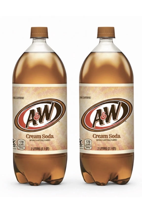 Cream Soda, 2 Liter Bottles, 4 Pack