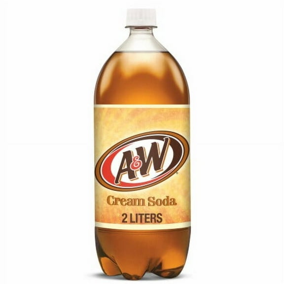 A&W Cream Soda Bottle 2 liter - Pack of 2