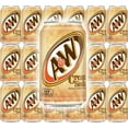 thumbnail image 1 of A&W Cream Soda, Made With Aged Vanilla, 12 Fl Oz Can, (Pack of 18, Total of 216 Fl Oz), 1 of 2