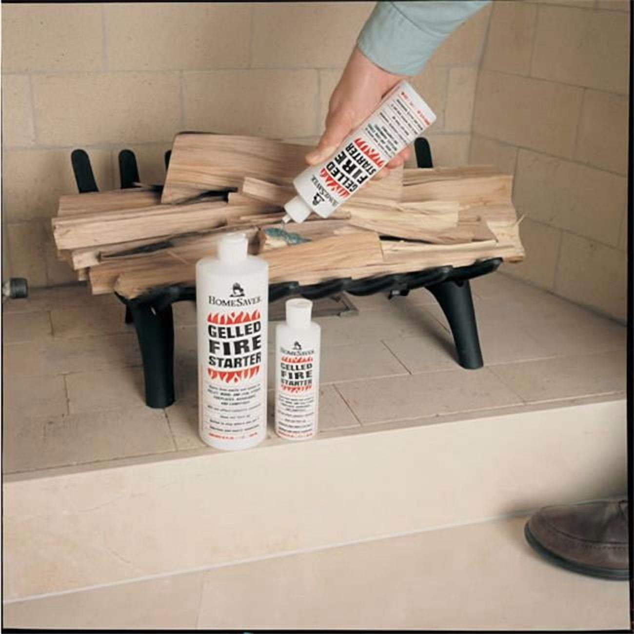 A.W. Perkins Co 1048 HomeSaver Gelled Firestarter  case Of Twelve 8 oz. Bottles