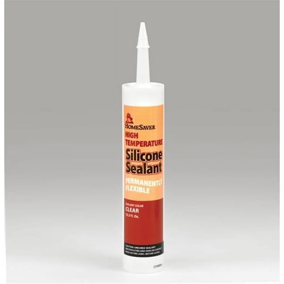 A.W. Perkins Co 1076C-6 HomeSaver High Temperature Silicone Sealant Clear  10.3 oz. Cartridge  Pack Of 6