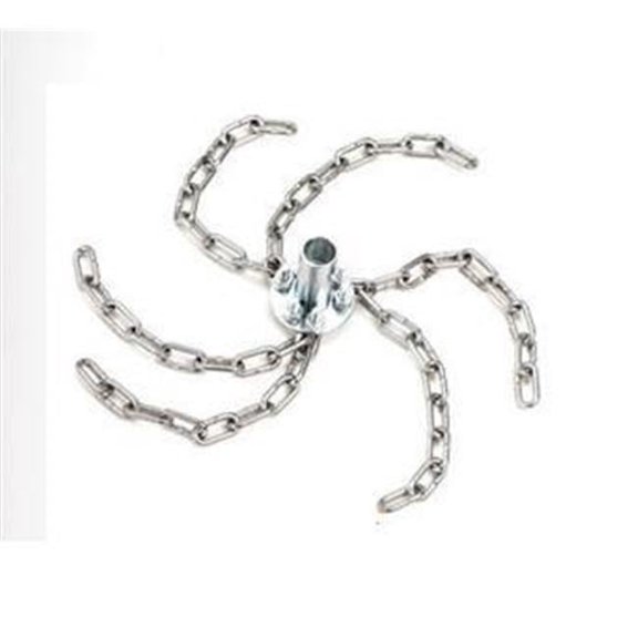 A.W. Perkins Co 7245 8 Inch Chain Whip W/adaptor For Use With Steel Rods