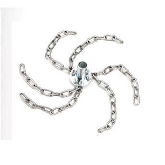 A.W. Perkins Co 7245L 12 Inch Chain Whip W/adaptor For Use With Steel Rods