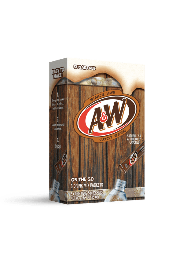 Root Beer Powder Drink Mix, Sugar-Free, 12 Pack