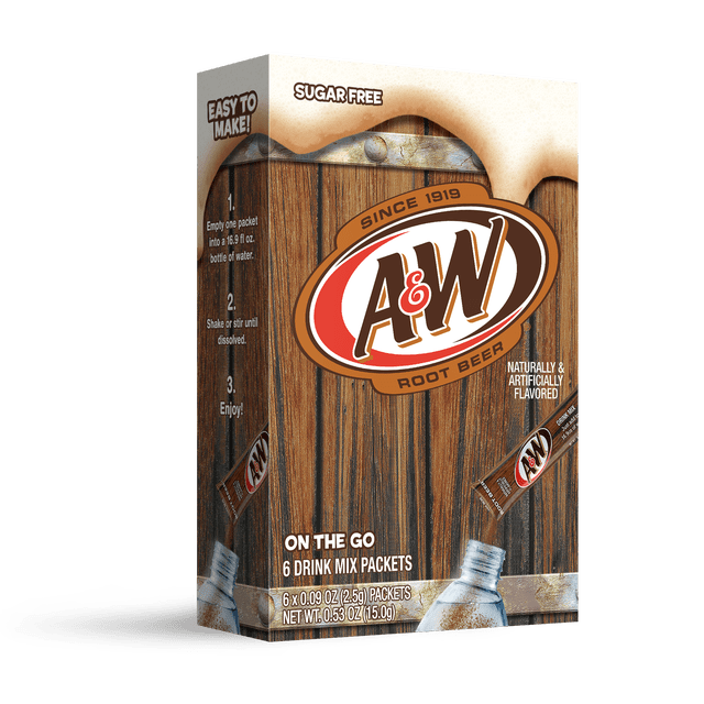 Root Powder Mix A&W Root Beer Powder Mix for Employee Breakroom Refreshment - Walmart ...