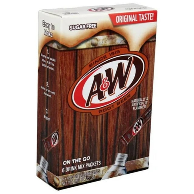 A&W Powder Drink Mix, Root Beer