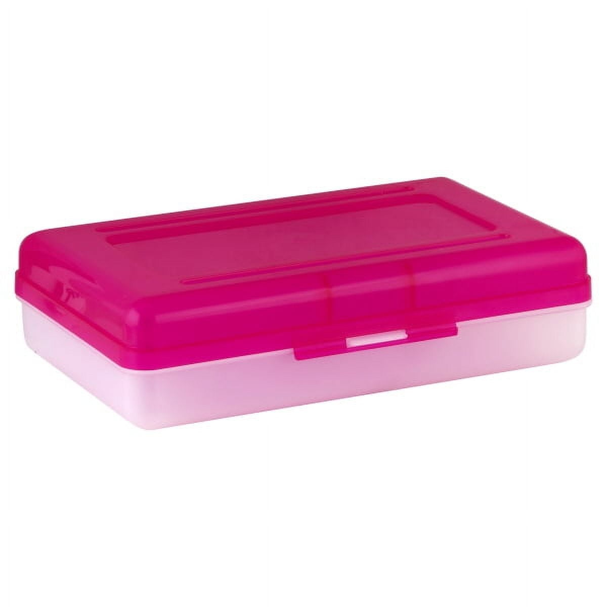 Pink Pencil Boxes - 8.5 L x 5.5 W x 2.5 Hgt.