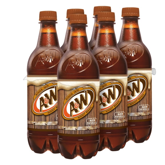 A&W Root Beer 16.9 oz Bottles - 6 pk (Packaging May Vary)