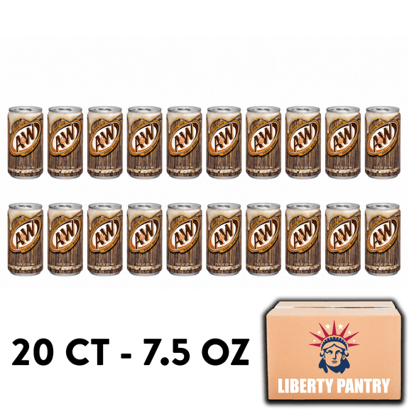 A&W Root Beer, 7.5 oz, 20 Mini Cans