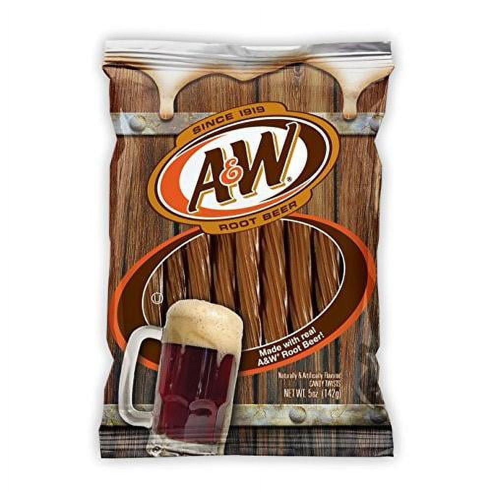 A&W Root Beer, Licorice Twists, 5 Oz