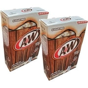 A&W Root Beer Sugar Free Singles To Go Drink Mix By A&W-Set Of 2 ( 2 BOXES/ 12 PACKETS)