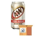 thumbnail image 1 of A&W Root Beer Zero Sugar Soda 12oz Cans, 18 Units, 1 of 7