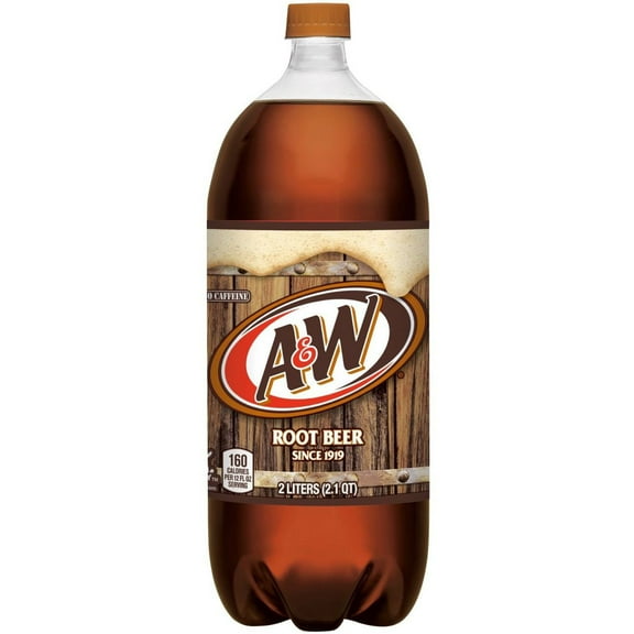 A&W Soda, No Caffeine, Root Beer - 2 L