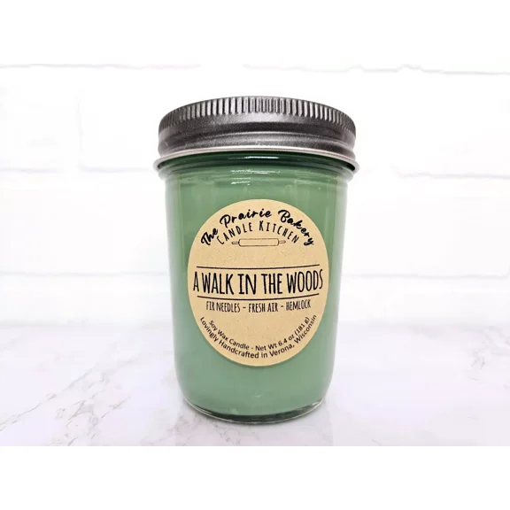 A Walk In The Woods | Scented Soy Wax Candle | Pine Fir Trees, Clean Fresh Air