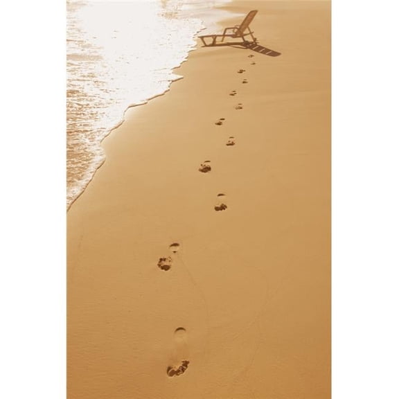 A Walk On The Beach Poster Print by Don Hammond - 11 x 17