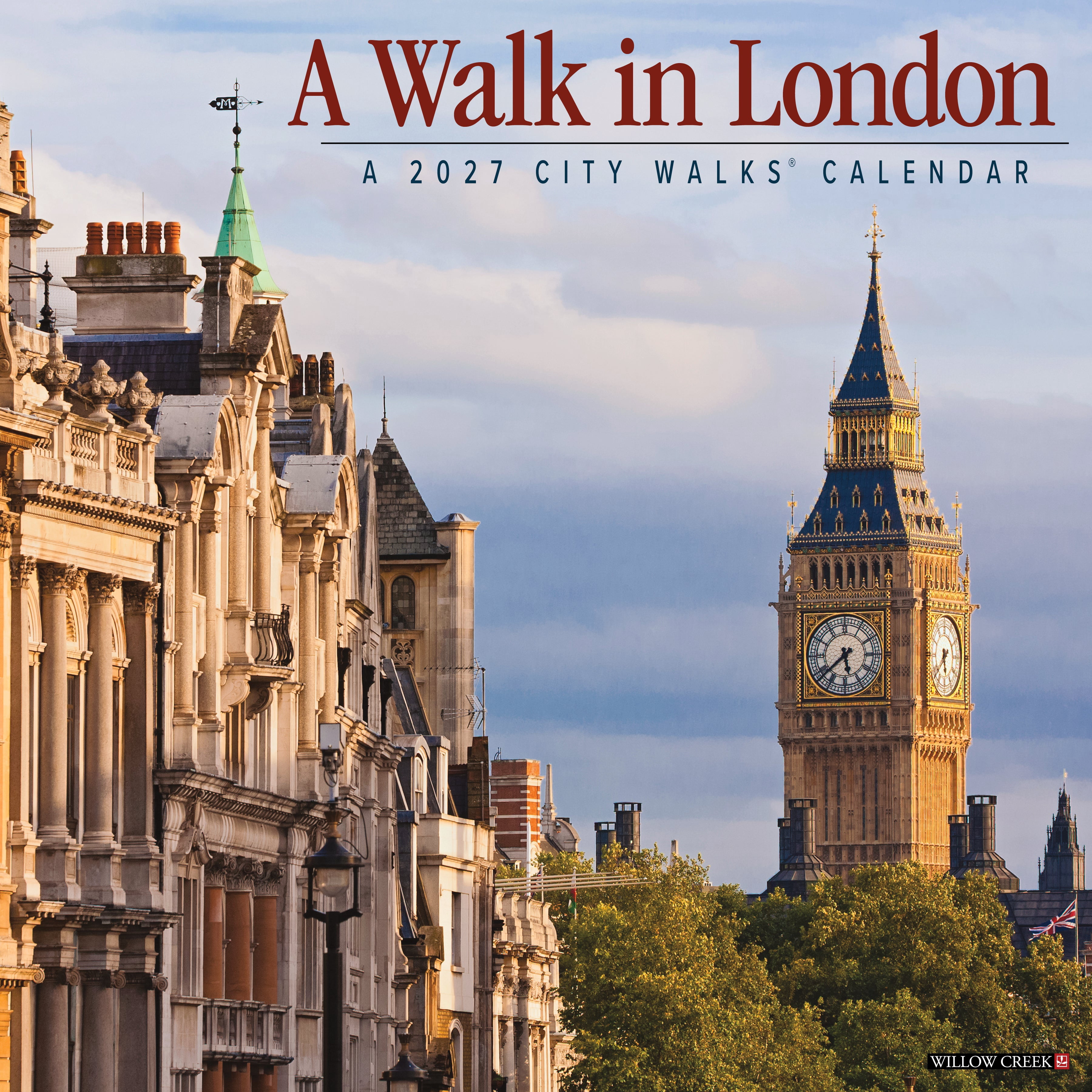 Willow Creek Press, A Walk in London 2027 Wall Calendar