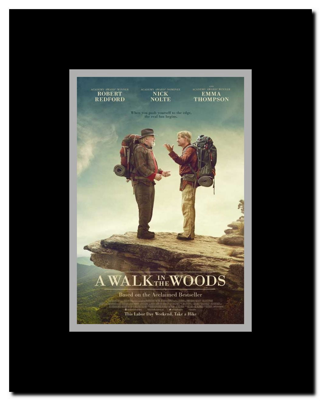 A Walk in the Woods Framed Movie Poster