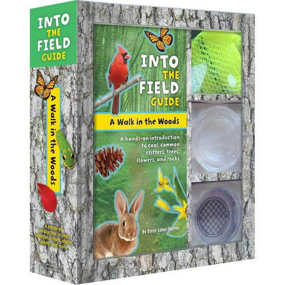 A Walk in the Woods: Into the Field Guide: A Hands-On Introduction to Cool, Common Critters, Trees, Flowers, and Rocks, (Paperback)