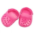 thumbnail image 1 of AlevRam 1 Pair Clog Shoes for 18 Inch Dolls – Candy Color Slip-On Sandals for Girl or Boy Dolls – Doll Footwear Accessories, 1 of 4