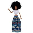 thumbnail image 1 of AlevRam 10 inch Black Doll with Afro Hair – African American Baby Doll with Movable Limbs, Washable Clothes, PVC Material, Black Dolls for Girls, Kids Gift Toy, 1 of 2